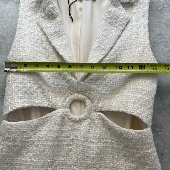 Zara Textured Cutout Mini Dress - Picture 12 of 16